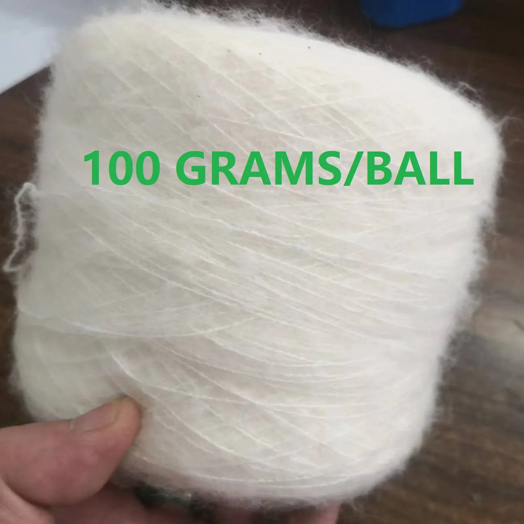250g Ball Rainbow Faux Mohair Yarn