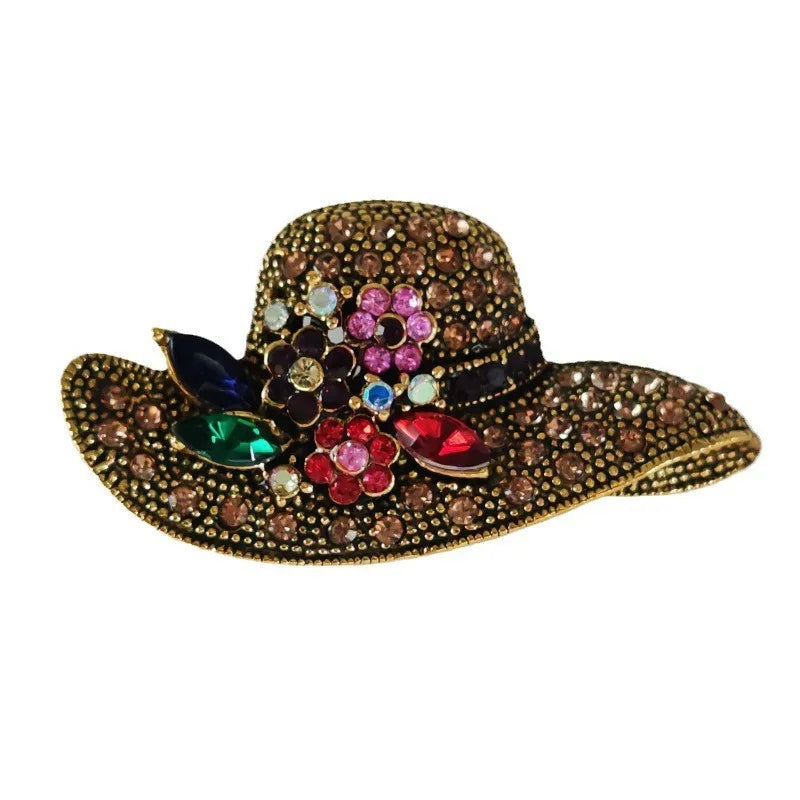 Aba Rhinestone Brooch