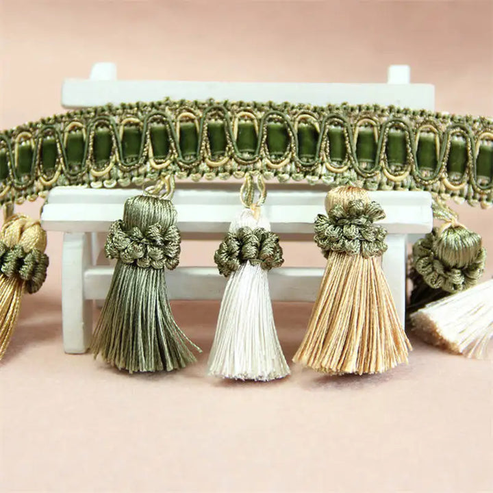 Kalie Beaded Tassel Fringe Trim