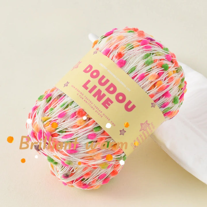 50g Handmade Woven Mixed Knitting Yarn