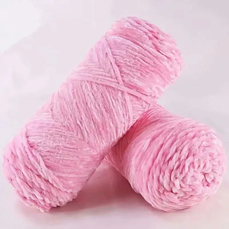 5PC/ Chenille Crochet Yarn