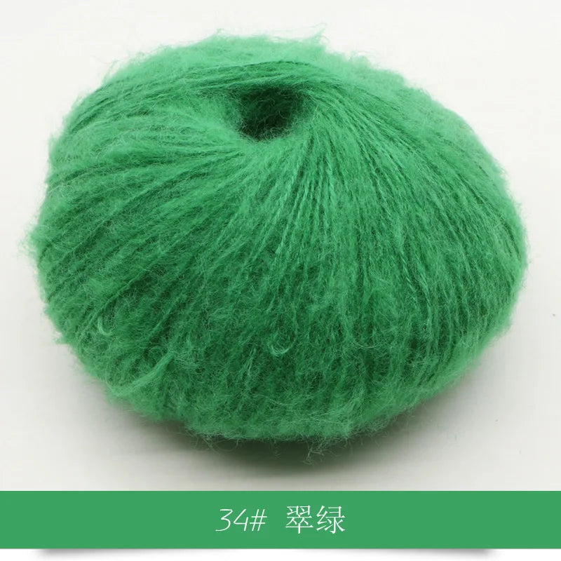 25g 1Pc Mohair Yarn for Hand Knitting
