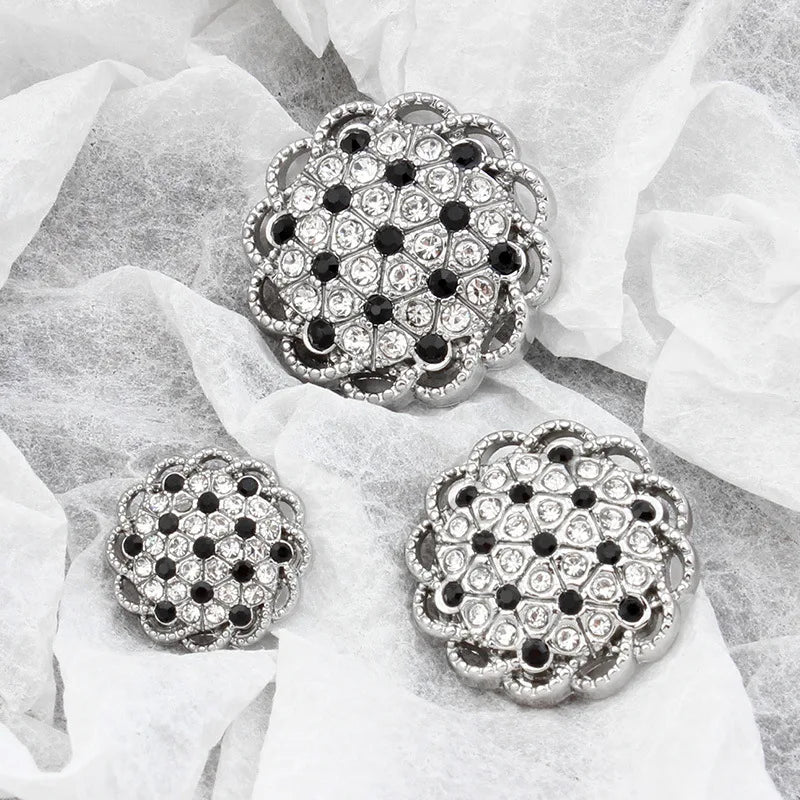 6 PC / Hisoda Rhinestone Buttons