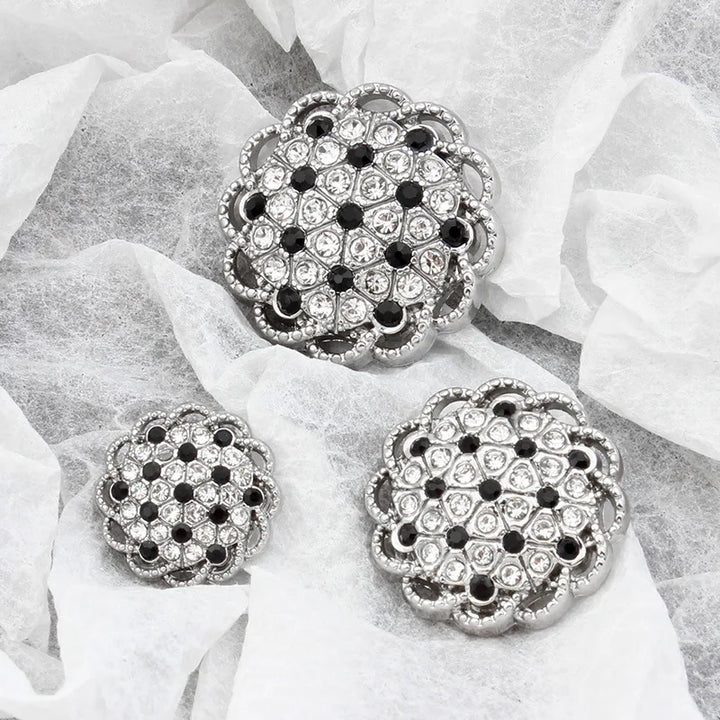 6 PC / Hisoda Rhinestone Buttons