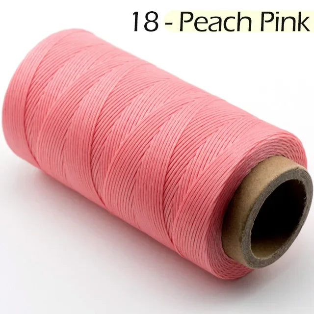 22 Colors / Flat Polyester Waxed Thread for Leather