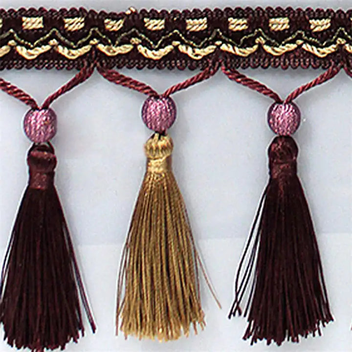 3 YARDS / Junsone Beaded Tassel Fringe Trim