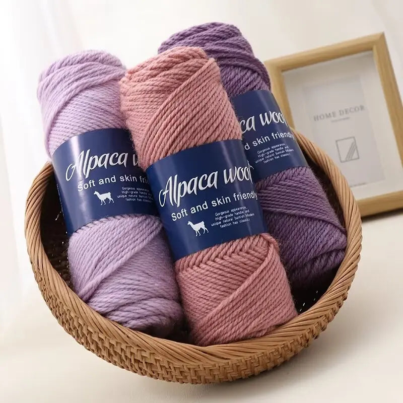 5 PC / Alpaca Wool Coarse Yarn