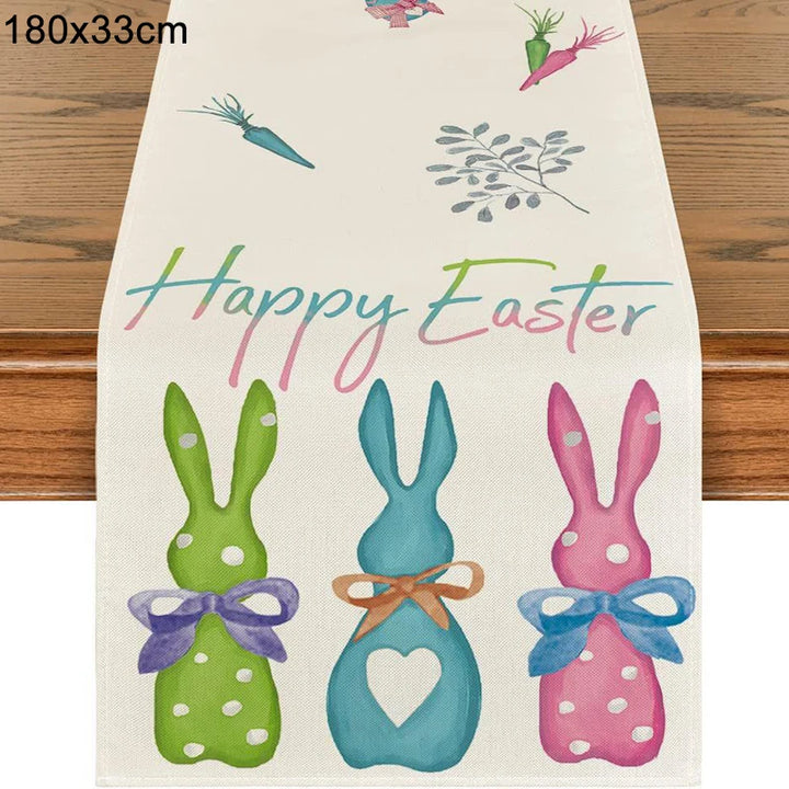 Easter Large Rabbit Table Runner