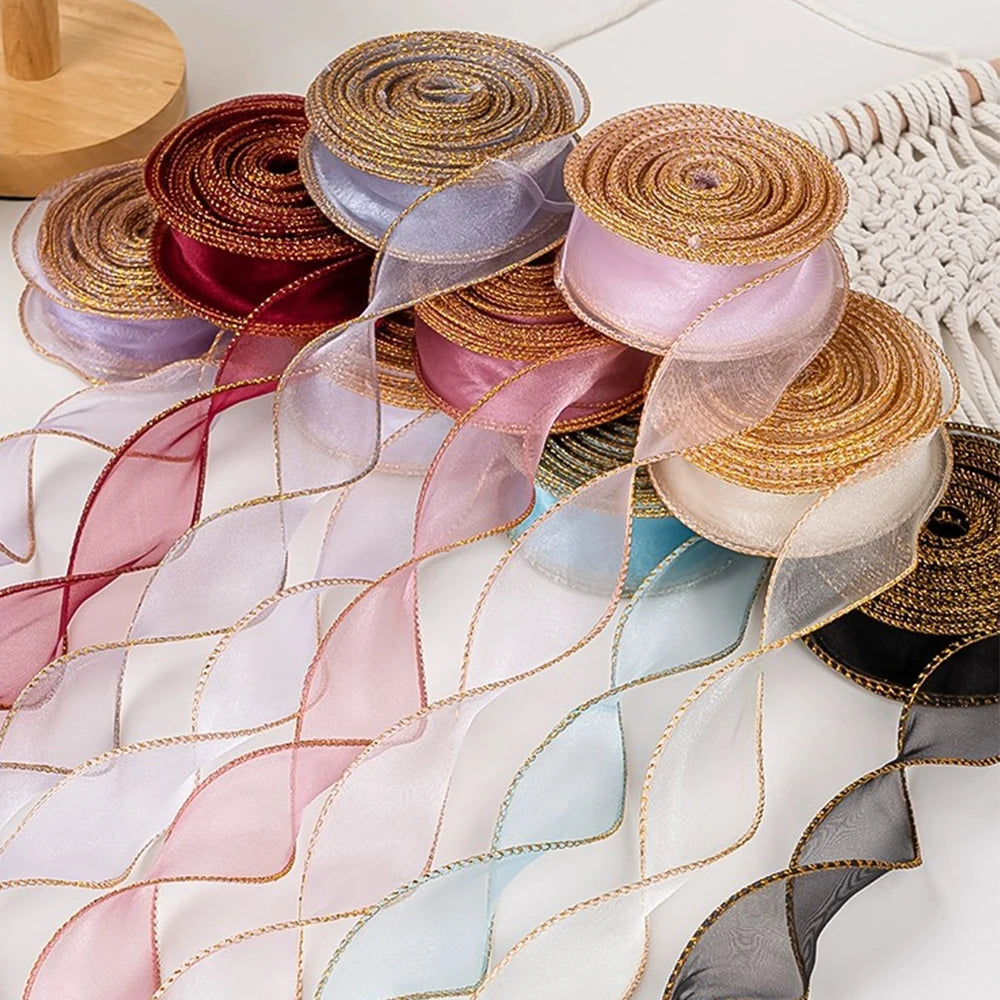 10 Yards / Chiffon Organza Decoration Ribbon