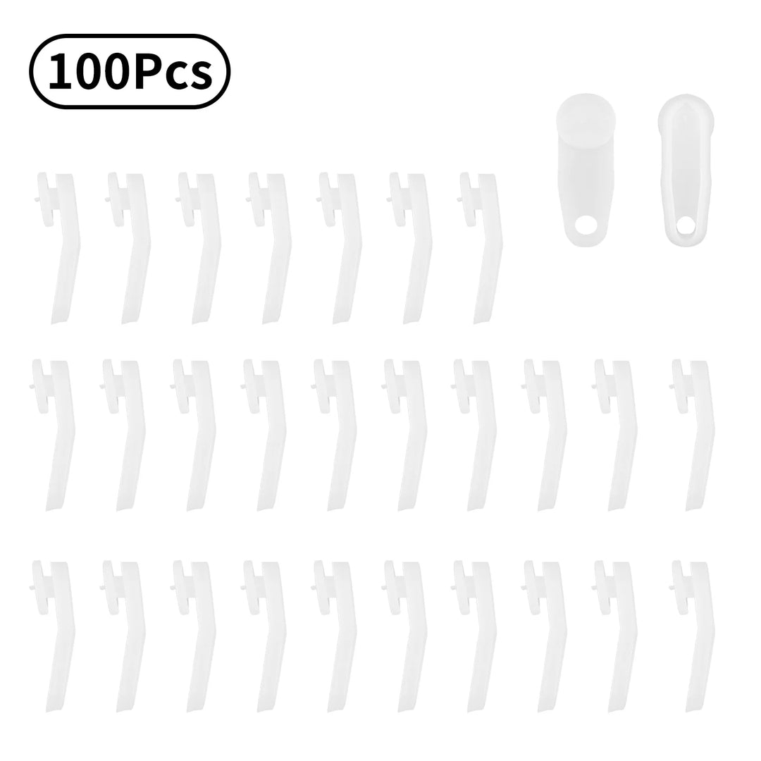 100 PC / Plastic Track Glider Drapery Curtain Carrier