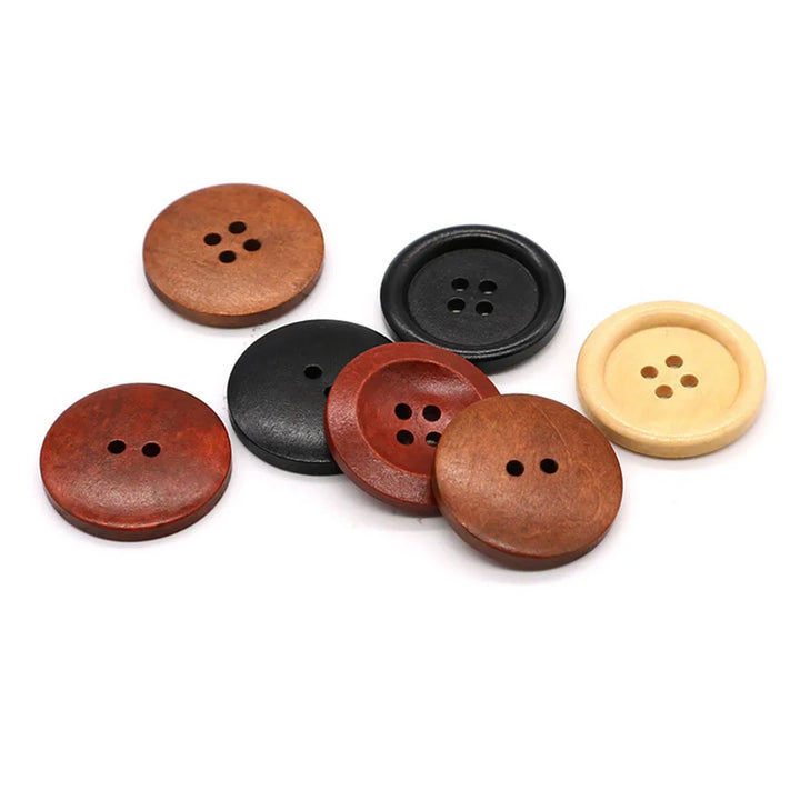 10 PC / Drake Wood Buttons