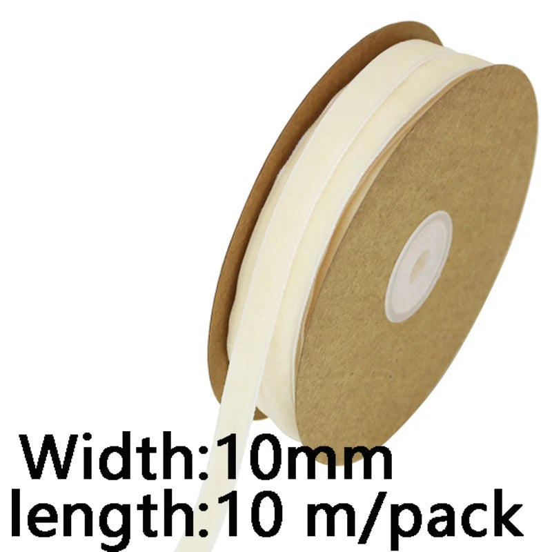 10 Meter / Velvet ㅏGift Wrapping Decoration Ribbon