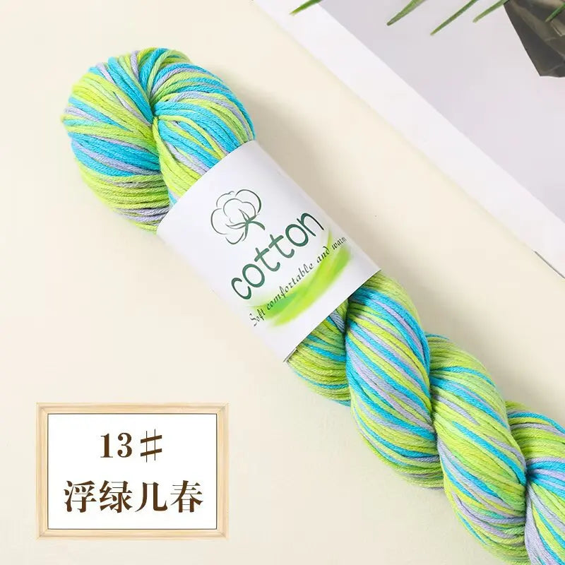 50g 100% Cotton Dyed Yarn