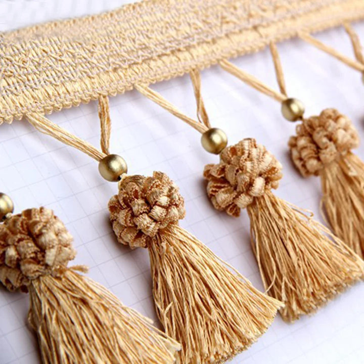 Ankors Beaded Tassel Fringe Trim