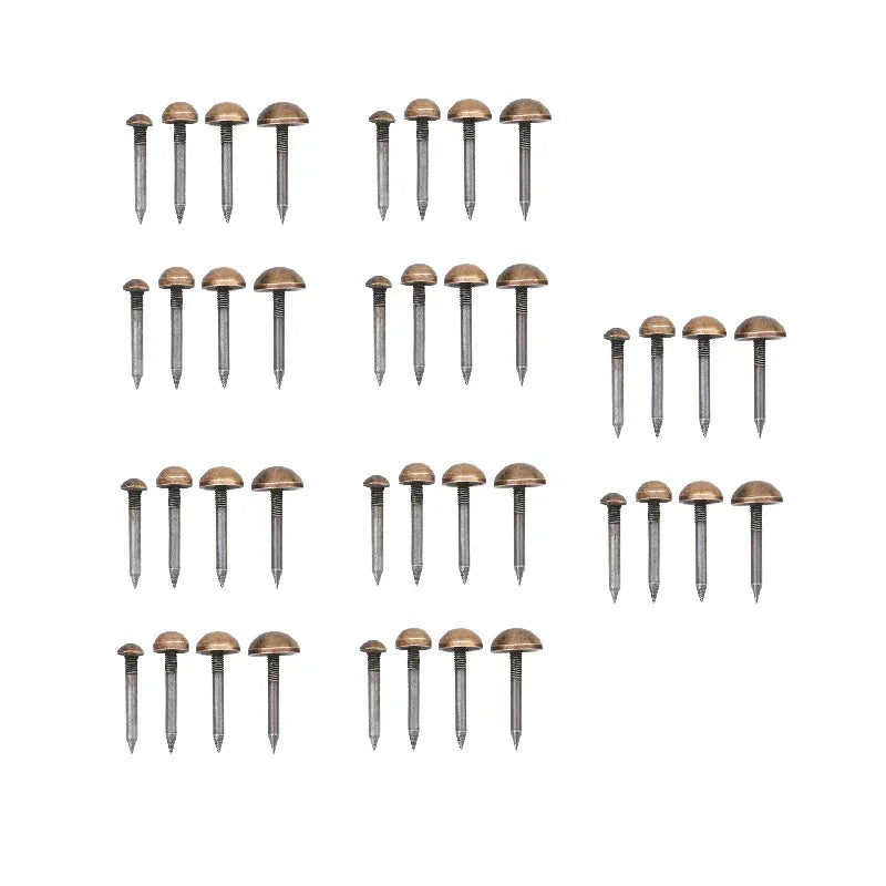 10pc Copper Upholstery Nail Antique Bronze Nails