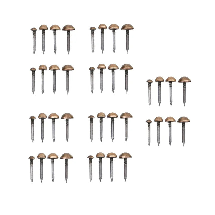 10pc Copper Upholstery Nail Antique Bronze Nails