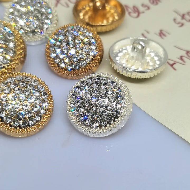 6 PC / Skyler Rhinestone Buttons