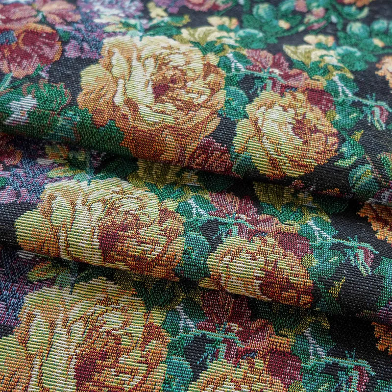 Rosoi Pastoral Oil Painting Style Yarn Dyed Jacquard Fabric