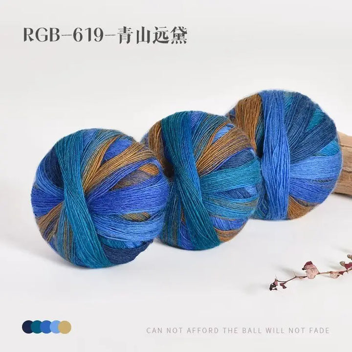 300g Pack Rainbow Wool Yarn