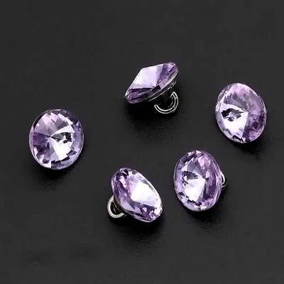 Vainoe 10mm Small Rhinestone Button - 10 PC