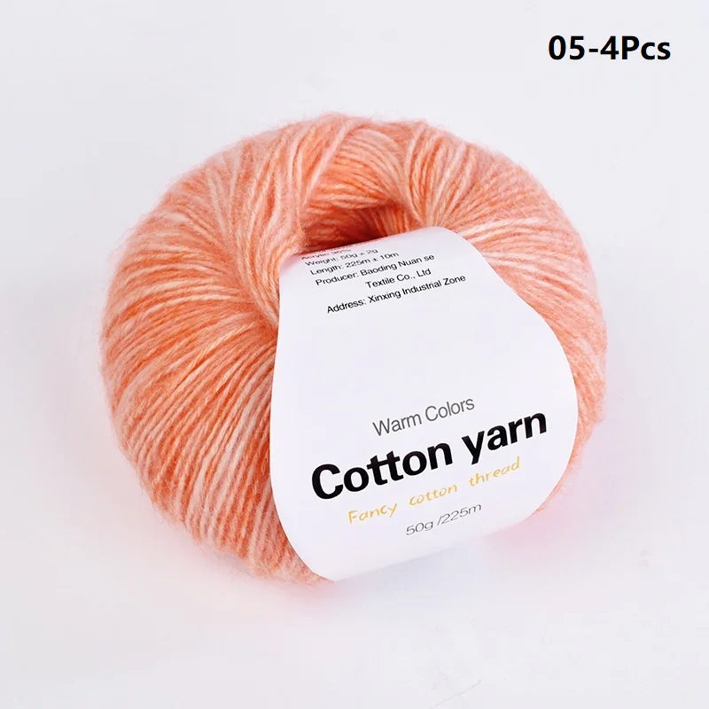 50g Soft Cotton Blended Crochet Yarn