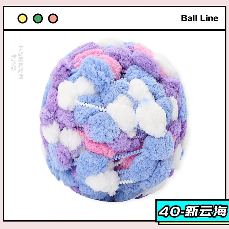 100g Colorful Thick Ball Yarn