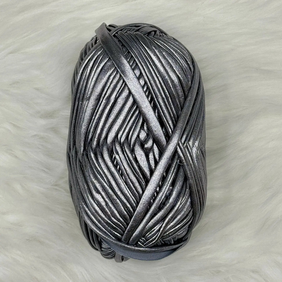 Metal Style Silver Cloth Strip Thread