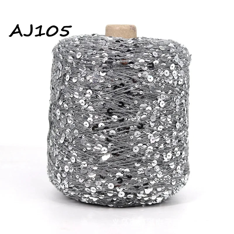 50g Metallic Sequin Yarn Sparkle Glitter