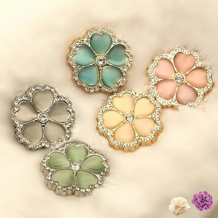 3 PC / Lucky Clover Resin Buttons