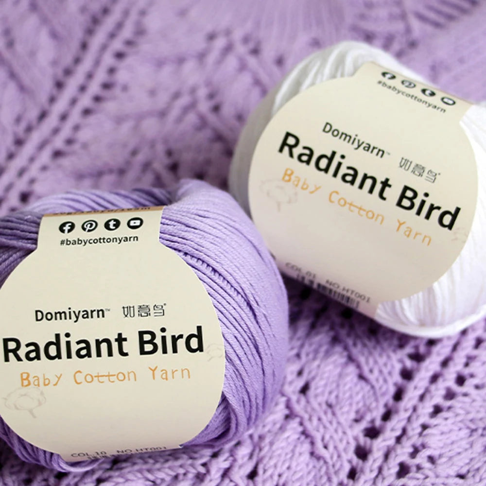 50g 100% Organic Pure Cotton Yarn