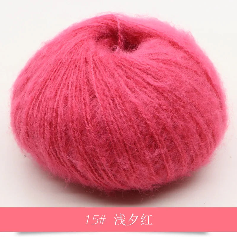 25g 1Pc Mohair Yarn for Hand Knitting