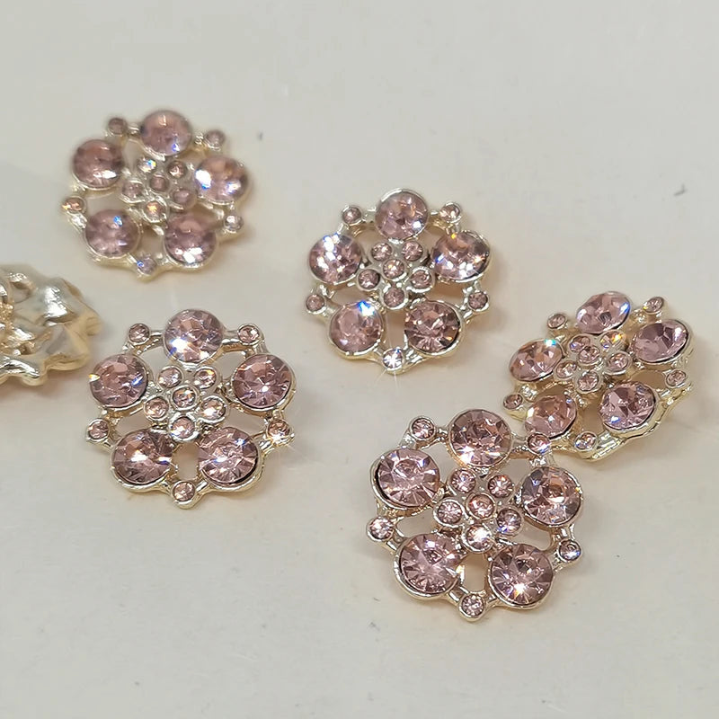 6 PC / Anastasia Rhinestone Buttons – Classic Modern Fabrics
