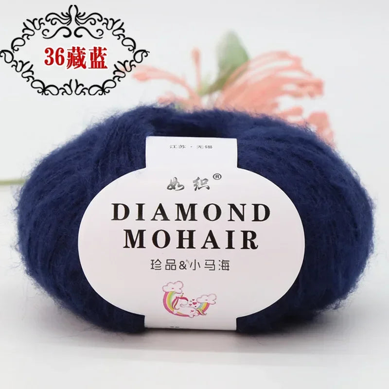 25g Mohair Wool Blended Yarn