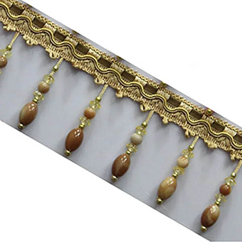 Estavia Beaded Tassel Fringe Trim
