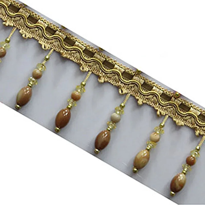 Estavia Beaded Tassel Fringe Trim