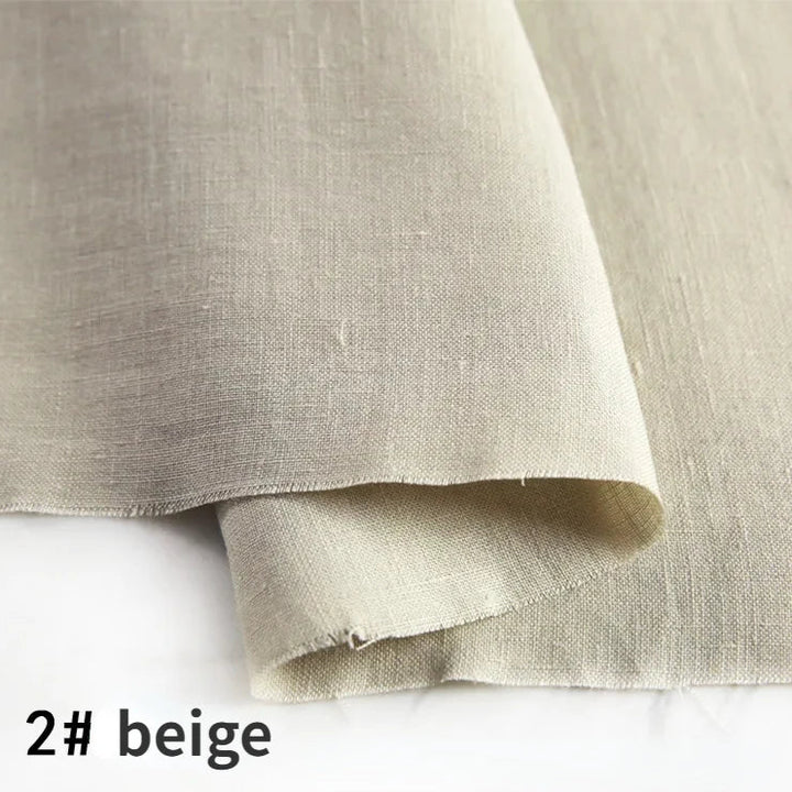 22 Colors / Alim Solid 100% Linen Fabric