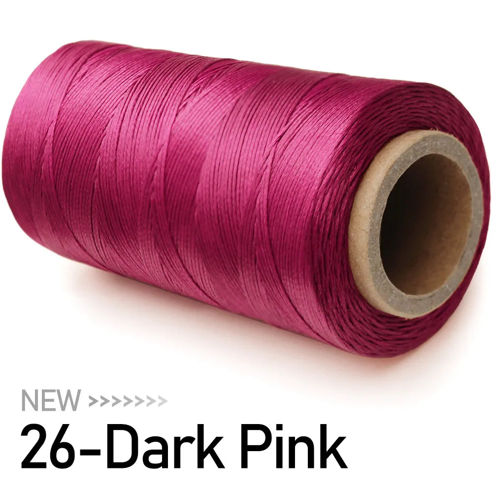 22 Colors / Flat Polyester Waxed Thread for Leather