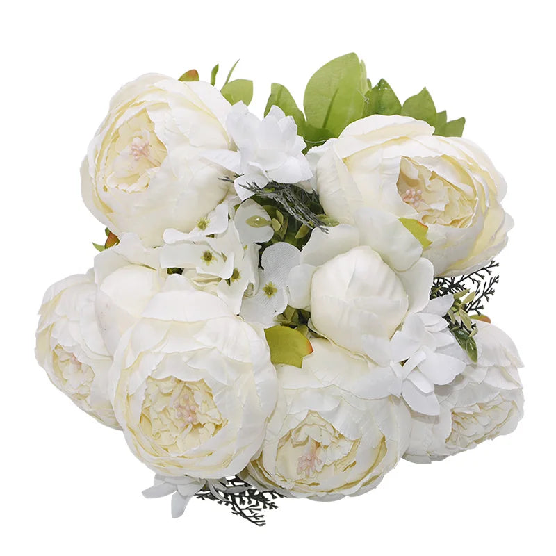 Artificial Peony Silk Flower Bundle