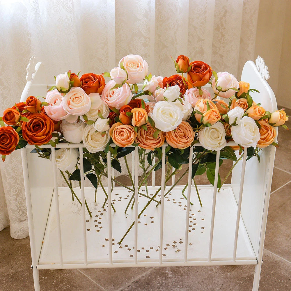 Belia 24 Inch Artificial Princess Rose Bouquet