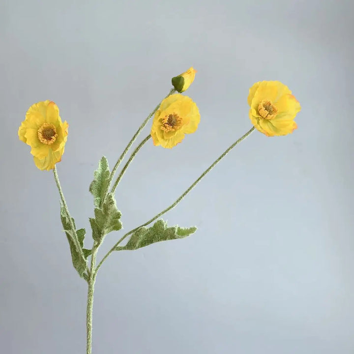 Fake Poppies Flowers