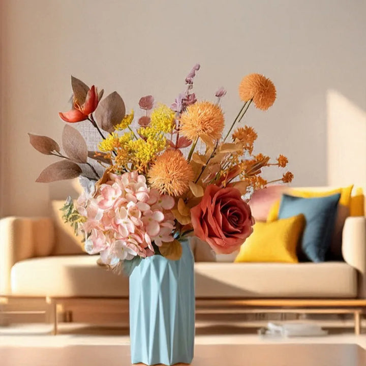 Cherish 49CM Artificial Autumn Eucalyptus Flower Bouquet