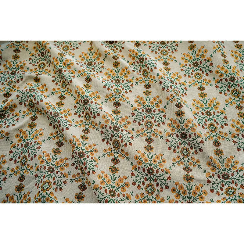 Rosario Floral Chenille Woven Fabric