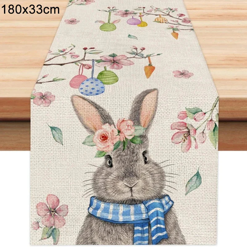 Easter Large Rabbit Table Runner