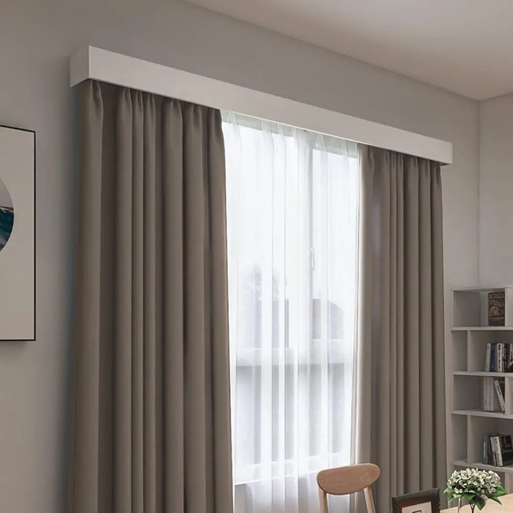 Modern Flat Pelmet Cornice Curtain Heading