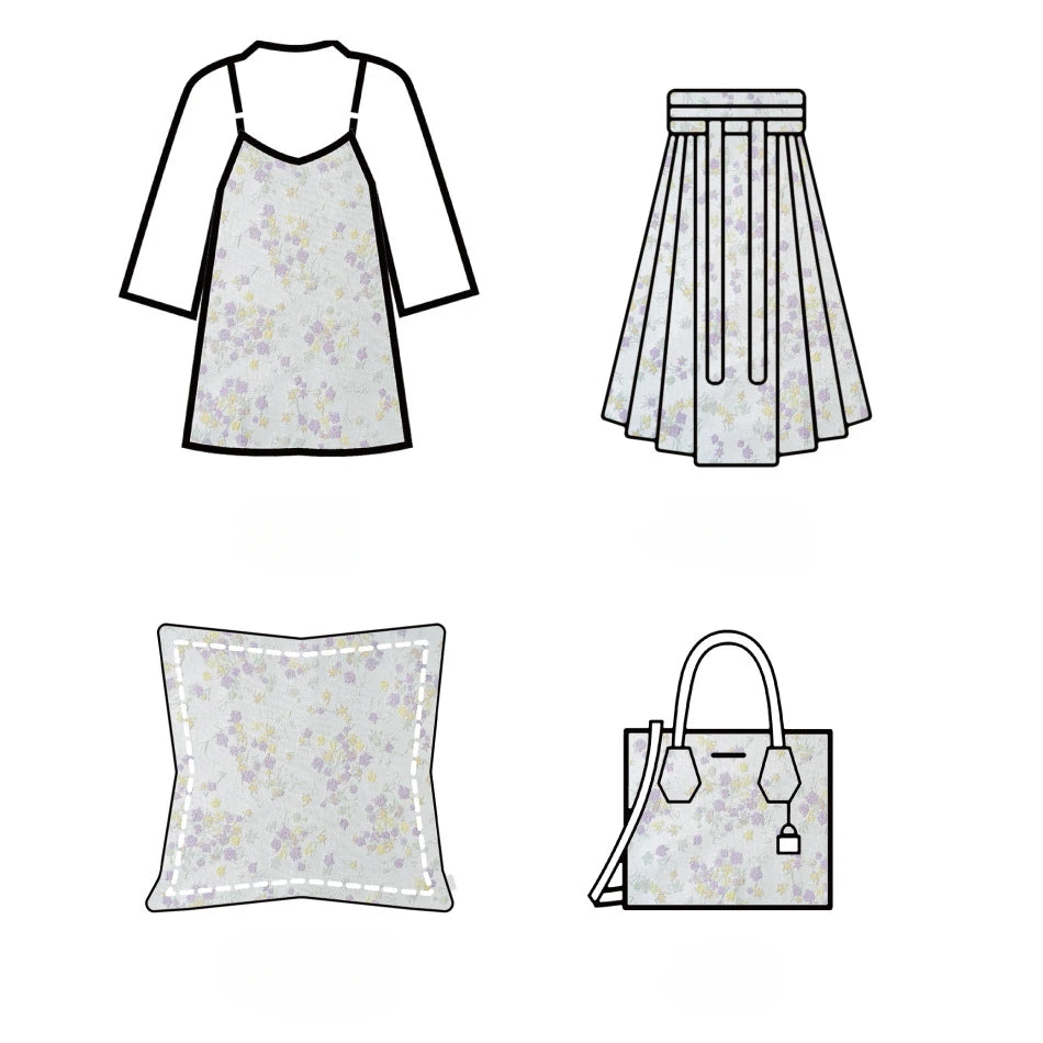 Jonha Little Flowers Jacquard Fabric