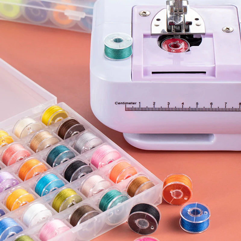 Multicolor Sewing Bobbins Box Set