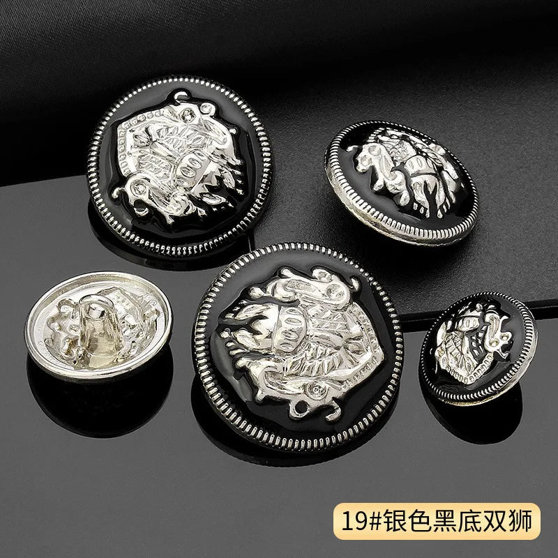 10 PC / Bryson Metal Buttons