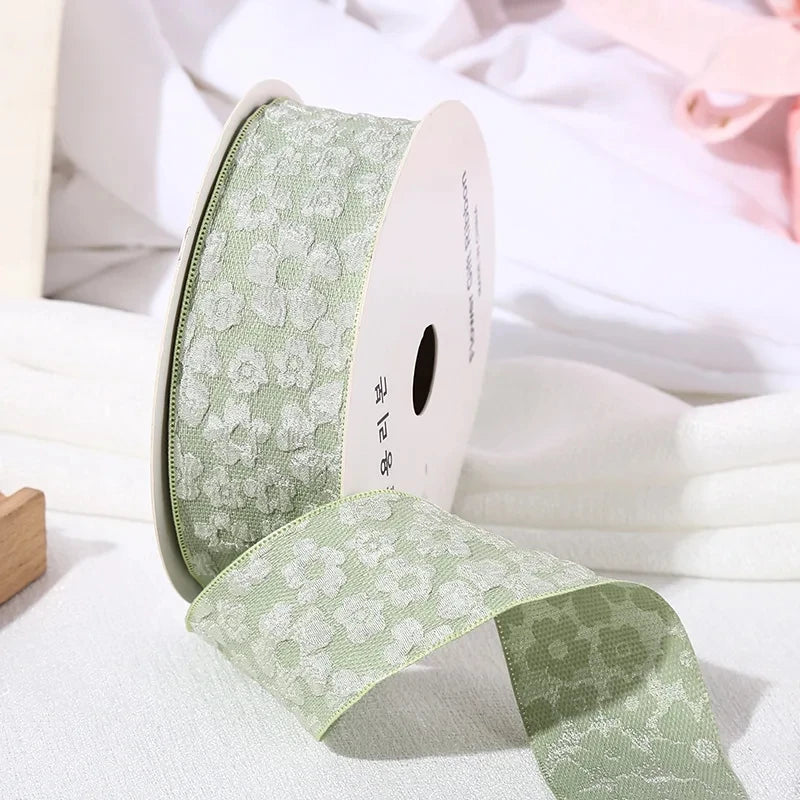Label Ribbon Wrinkle 10 Yards / 3D Flower Wrinkle Embossment Ribbon – Classic Modern Fabrics