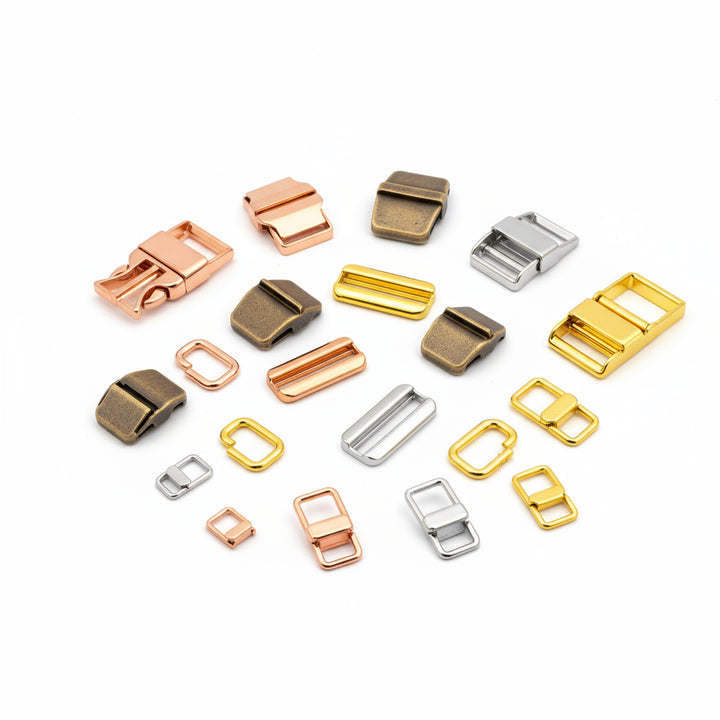 15-38mm Metal D Ring DIY Accessories Buckle Set