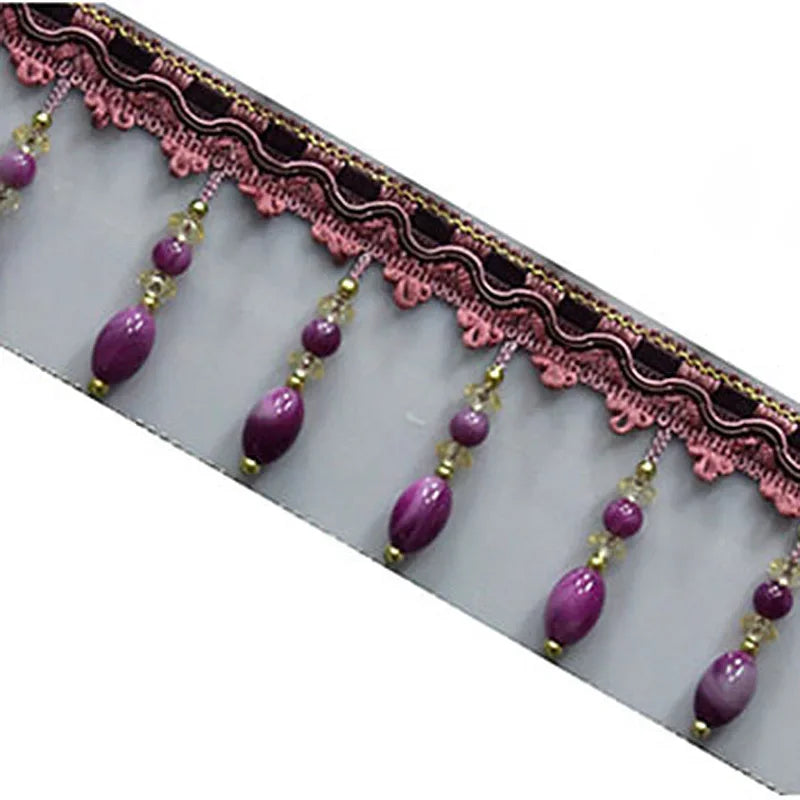 Estavia Beaded Tassel Fringe Trim